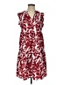 Unbranded 100% Polyester Print Burgundy Casual Dress Size S - photo 1