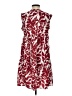 Unbranded 100% Polyester Print Burgundy Casual Dress Size S - photo 2