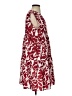 Unbranded 100% Polyester Print Burgundy Casual Dress Size S - photo 4