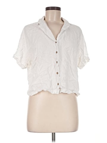 Rose + Olive Short Sleeve Blouse (view 1)