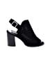 Steve Madden 100% Leather Black Sandals Size 5 1/2 - photo 1