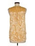 Staccato 100% Rayon Gold Sleeveless Blouse Size M - photo 2