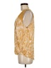 Staccato 100% Rayon Gold Sleeveless Blouse Size M - photo 5