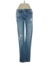 Zara Hearts Blue Jeans Size 4 - photo 1