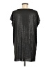 Vince. Metallic Silver 3/4 Sleeve Top Size M - photo 2