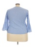St. John's Bay Blue 3/4 Sleeve Blouse Size XXL - photo 2