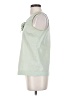J.Crew 100% Cotton Green Sleeveless Blouse Size 0 - photo 5