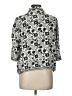 Max Studio 100% Rayon Ivory 3/4 Sleeve Button-Down Shirt Size L - photo 2
