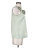 J.Crew 100% Cotton Green Sleeveless Blouse Size 0 - photo 4