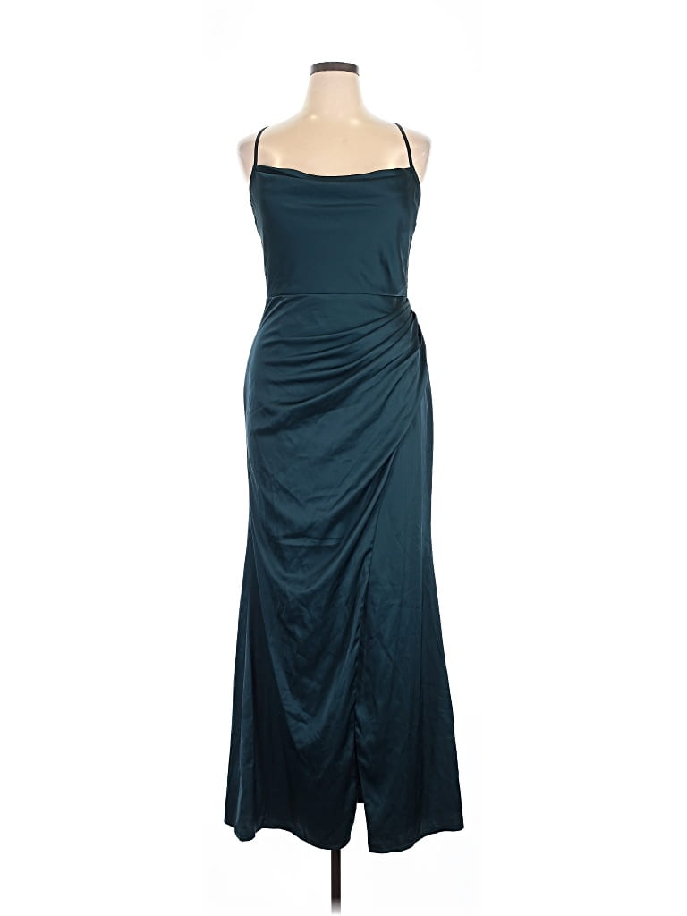 Pre-owned Lulus Cocktail Dress In Teal