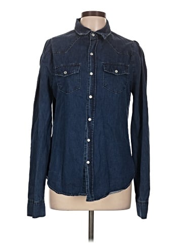 Torn by Ronny Kobo Long Sleeve Button-Down Shirt (view 1)