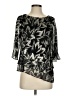 Alex Evenings Black 3/4 Sleeve Blouse Size S - photo 1