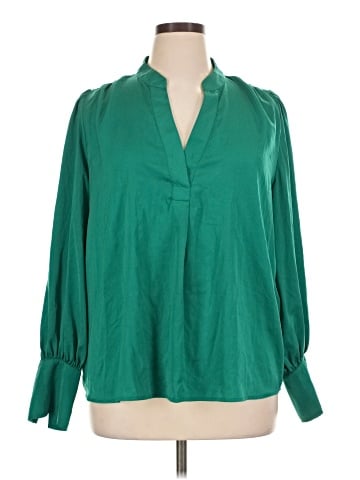 Banana Republic Factory Store Long Sleeve Blouse (view 1)