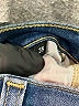 7 For All Mankind Solid Blue Jeans Size 28 waist - photo 9