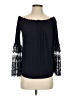 Ann Taylor LOFT 100% Rayon Black 3/4 Sleeve Blouse Size XS - photo 1