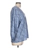 Assorted Brands Blue 3/4 Sleeve Blouse Size L - photo 4