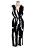 Shein Curve 100% Polyester Graphic Black Jumpsuit Size 12 Plus (0) - photo 1