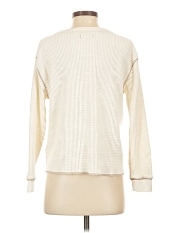 Madewell Waffle Split-Neck Crop Tee (view 2)