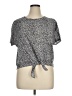 Rafaella 100% Polyester Gray Short Sleeve T-Shirt Size XL - photo 1