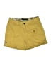 One 5 One Solid Yellow Khaki Shorts Size 8 - photo 1