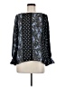 T Tahari 100% Polyester Black Long Sleeve Blouse Size M (estimated) - photo 1