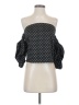 Urban Outfitters 100% Polyester Black 3/4 Sleeve Blouse Size XS - photo 1