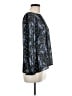 T Tahari 100% Polyester Black Long Sleeve Blouse Size M (estimated) - photo 4