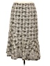 Espresso Houndstooth Gray Casual Skirt Size L - photo 1