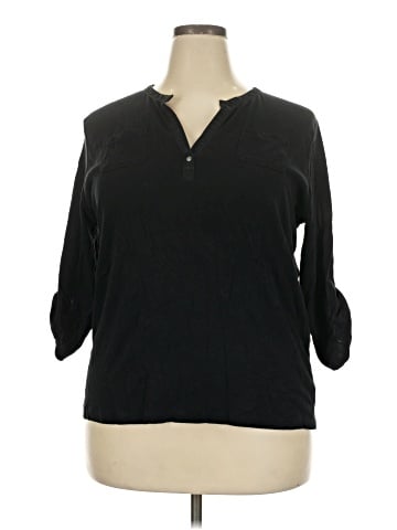 Lauren by Ralph Lauren 3/4 Sleeve Top (view 1)