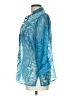 Choices Blue 3/4 Sleeve Blouse Size L - photo 5