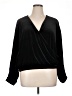 Express Black Long Sleeve Blouse Size XL - photo 1