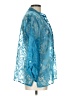 Choices Blue 3/4 Sleeve Blouse Size L - photo 4