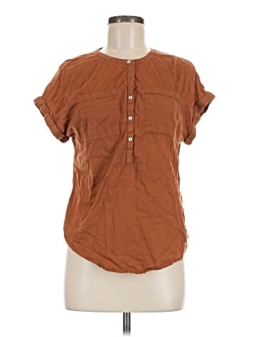 Lucky Brand Short Sleeve Blouse (view 1)