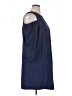Halogen Solid Blue Casual Dress Size XL - photo 4