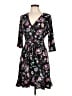Leota Paisley Black Casual Dress Size L (petite) - photo 1