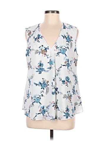 White House Black Market Sleeveless Blouse (view 1)