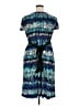 Apt. 9 Print Blue Cocktail Dress Size XL - photo 2