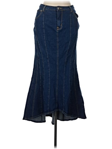 Fashion Nova Denim Skirt (view 1)