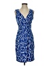 Susana Monaco Print Blue Cocktail Dress Size S - photo 1