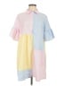 Shein 100% Polyester Color Block Pink Casual Dress Size M - photo 1