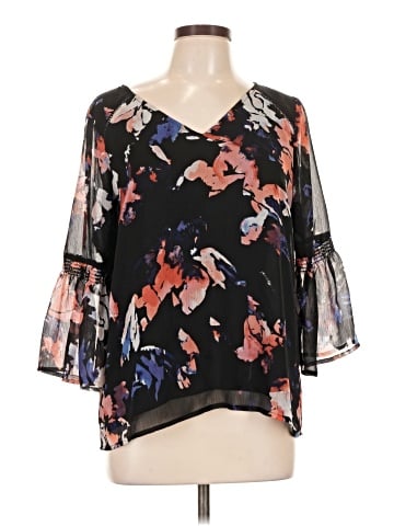 Apt. 9 3/4 Sleeve Blouse (view 1)
