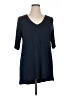 Torrid Blue 3/4 Sleeve T-Shirt Size 1X Plus (1) - photo 1