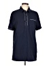 Express Blue Short Sleeve Button-Down Shirt Size L (tall) - photo 1