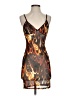 Tic : Toc Graphic Brown Cocktail Dress Size S - photo 1