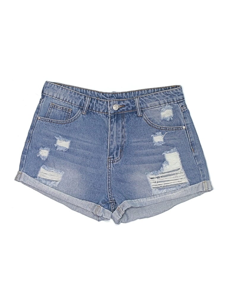 Pre-owned Shein Denim Shorts In Blue