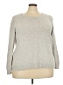 Lane Bryant Chevron-herringbone Gray Pullover Sweater Size 26 - 28 Plus - photo 1