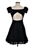 TOBI 100% Rayon Solid Black Cocktail Dress Size S - photo 2