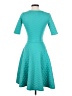 Lularoe Chevron-herringbone Teal Cocktail Dress Size XXS - photo 2