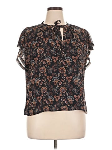 1.State Short Sleeve Blouse (view 1)