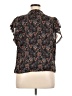 1.State Black Short Sleeve Blouse Size XL - photo 2